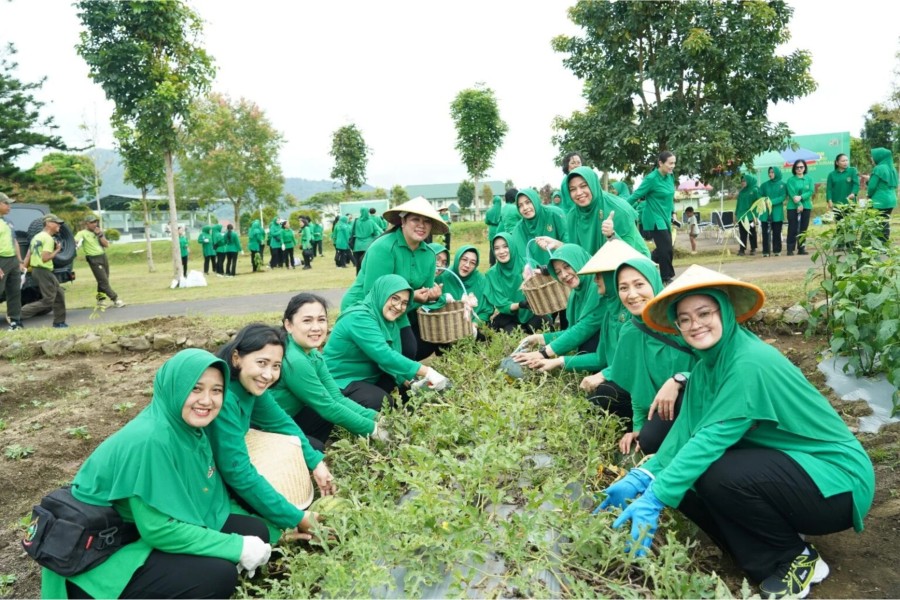 Persit Kartika Chandra Kirana Daerah Merdeka Dukung Program Ketahanan Pangan