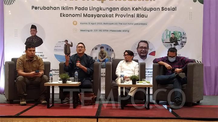 Perubahan Iklim di Riau, Perkumpulan Elang: Pentingnya Menekan Emisi Gas Rumah Kaca