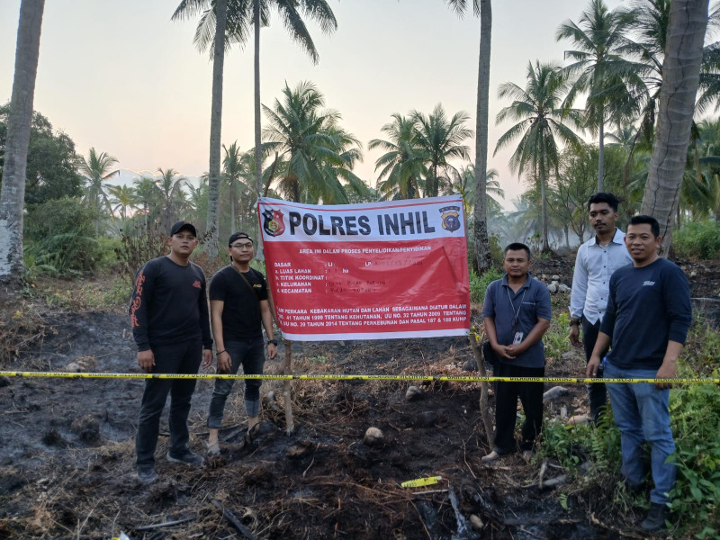 Bakar Lahan, Seorang Petani di Pulau Burung Ditangkap