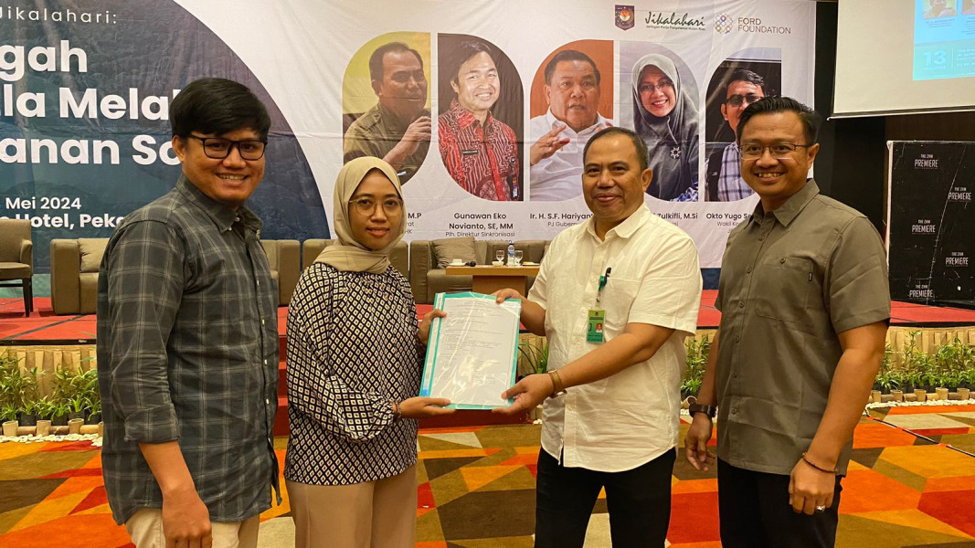 Sekretaris Ditjen PSKL Menerima Usulan Perhutanan Sosial Hutan Adat Desa Cipang Kanan