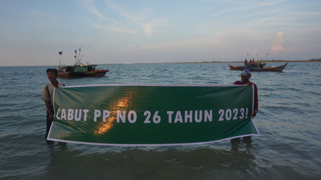 Selamatkan Pulau Rupat Nelayan Tolak PP 26/2023