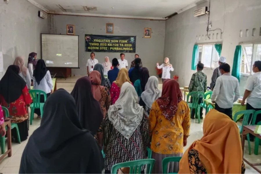 Tak Hanya Krangean, TMMD Jangkau Karangpucung Lewat Penyuluhan Ketahanan Pangan
